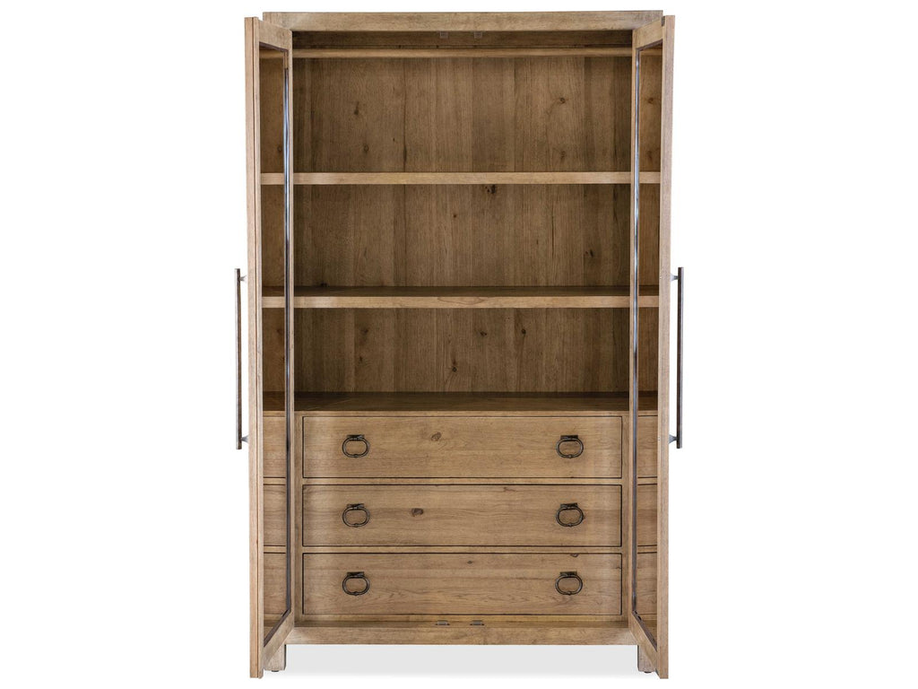 Vineyard Row Wardrobe with Mirrored Doors and Storage