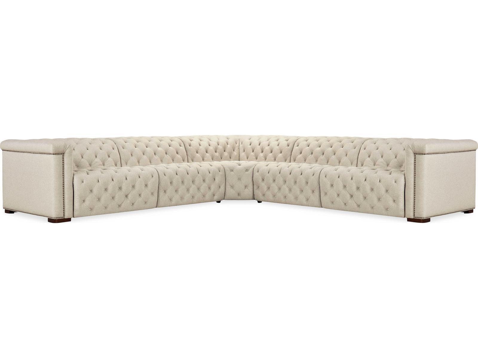 Ss Beige Faux Leather Sectional Sofa