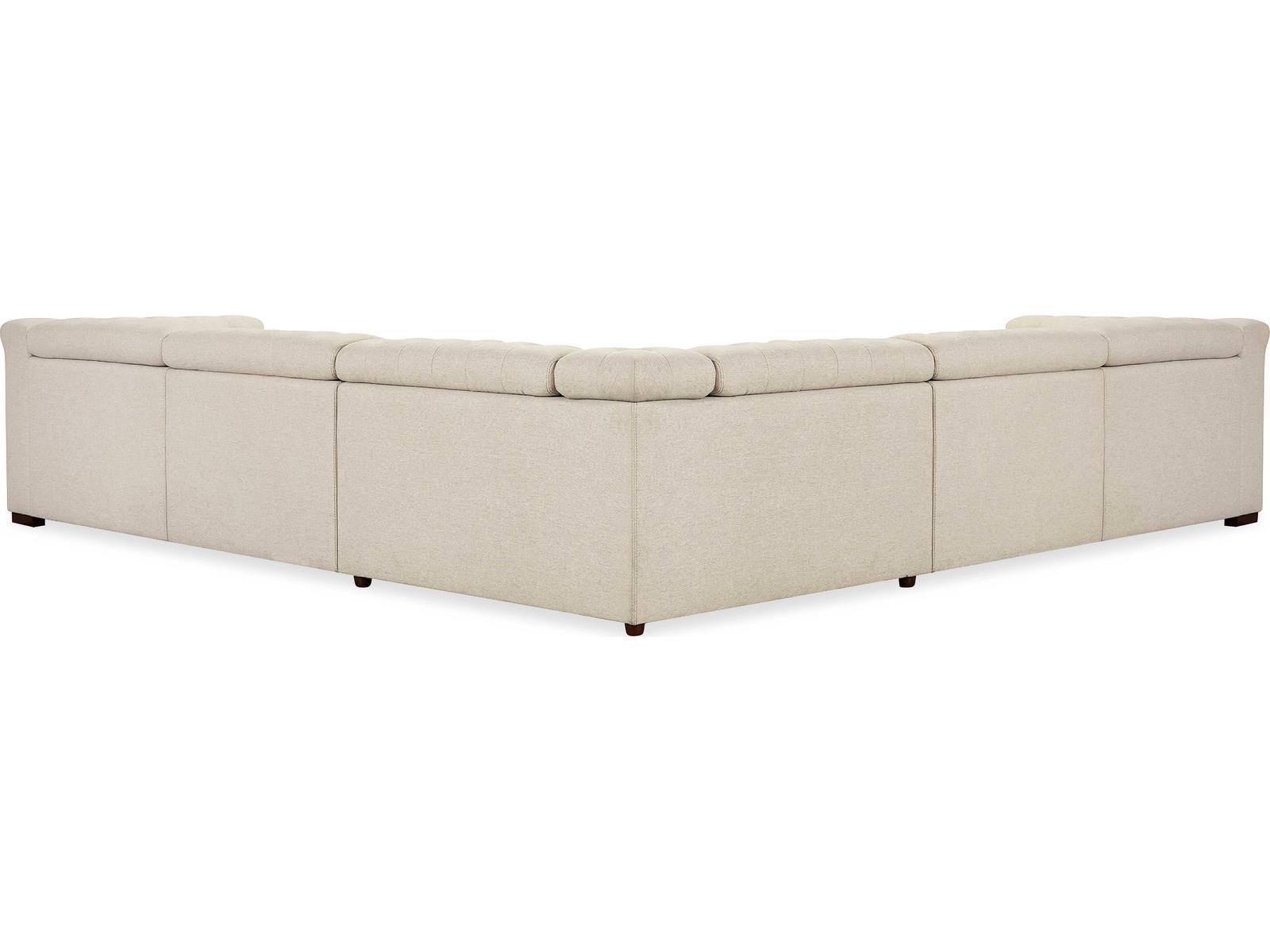 Savion Deux 5-Piece Power Reclining Sectional in Aries Beach Fabric