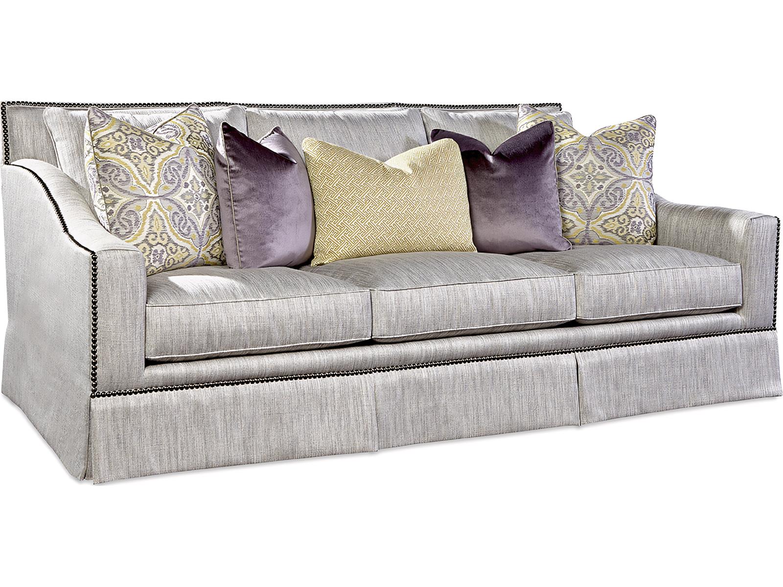 Aven Upholstered Sofa with Nailhead Trim