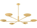 Hudson Valley Johnson 6-Light LED Chandelier in Aged Brass