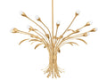 Hudson Valley Bilston 15-Light Chandelier in Vintage Gold Leaf