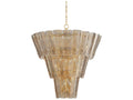 Hudson Valley Cassian 18-Light Tiered Chandelier in Vintage Gold Leaf