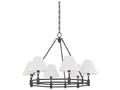 Hudson Valley Howard 6-Light Chandelier in Aged Brass and Distressed Bronze