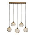 Hammerton Studio Terra 40 Inch 5 Light Linear Suspension Light Cp416202