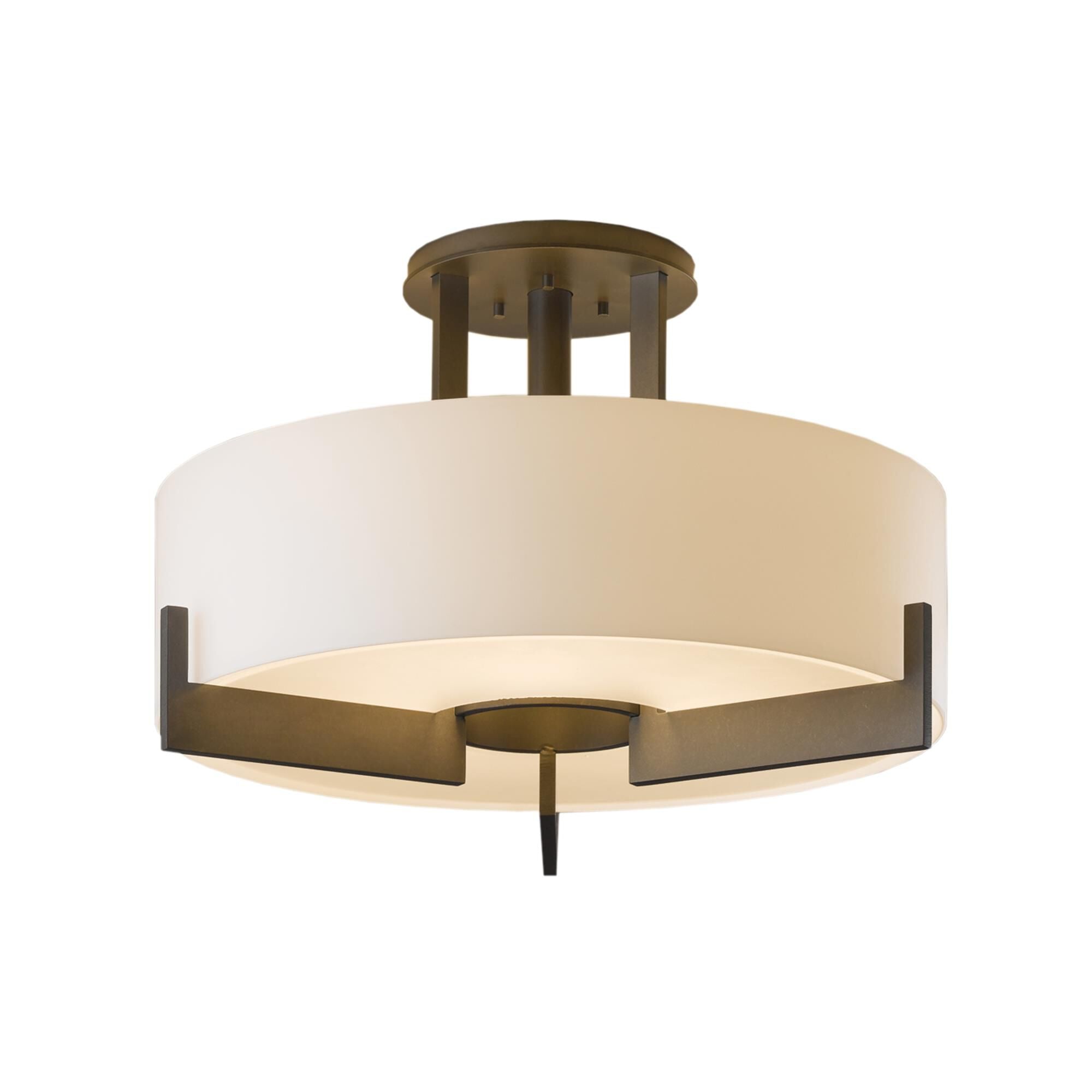 Hubbardton Forge Axis 19 Inch 3 Light Semi Flush Mount Cp15563