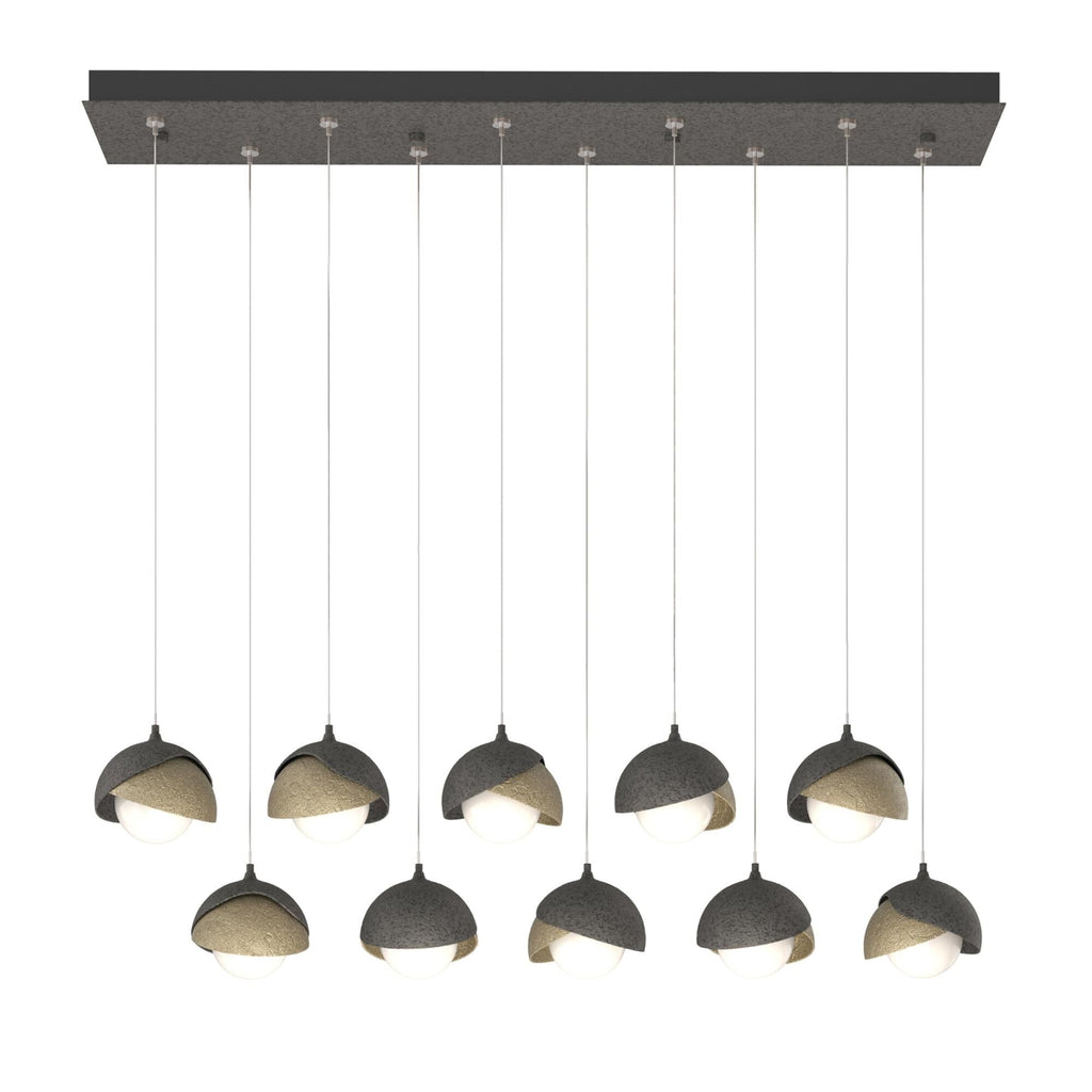 Hubbardton Forge Brooklyn 44 Inch 10 Light Led Linear Suspension Light Cp737770