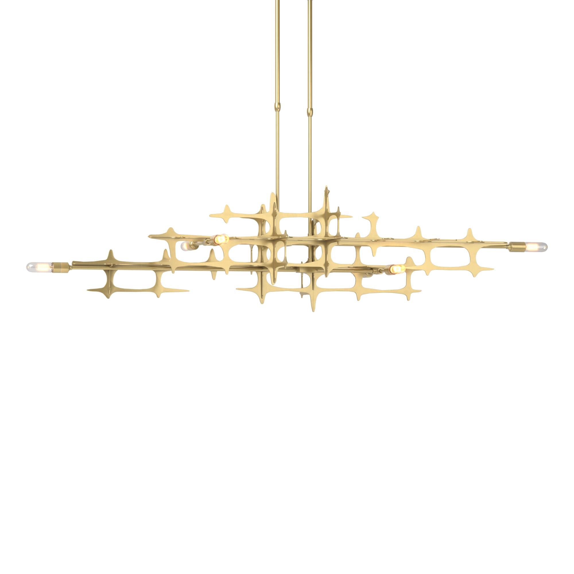 Hubbardton Forge Grid 53 Inch 6 Light Linear Suspension Light Cp268867