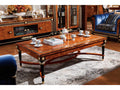 E-69 Rectangular Wood Coffee Table in Traditional Style