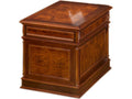 Ho Rectangular Wood End Table with Drawers and Inlay