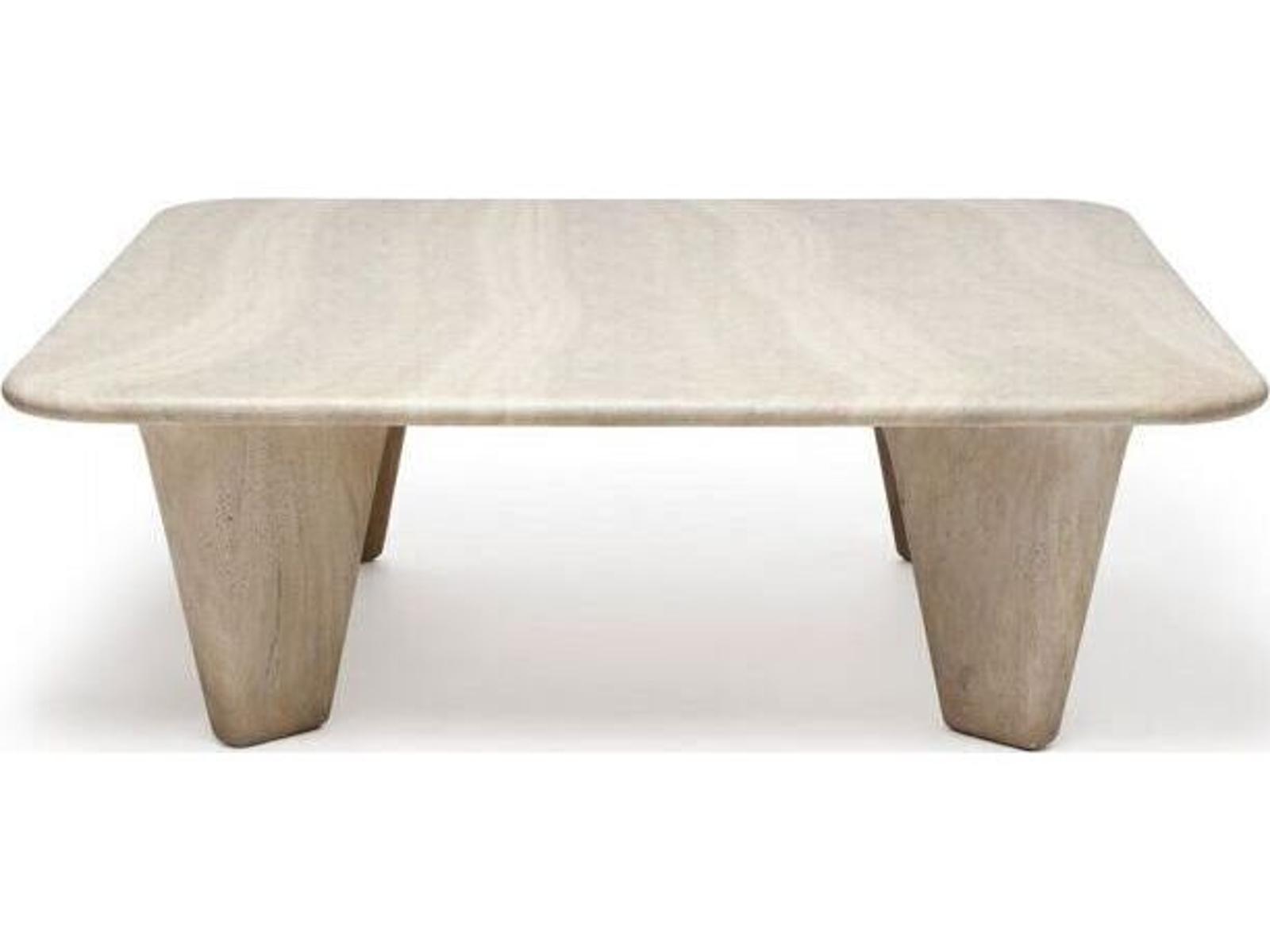 Lavenue Square Concrete Cavern Coffee Table