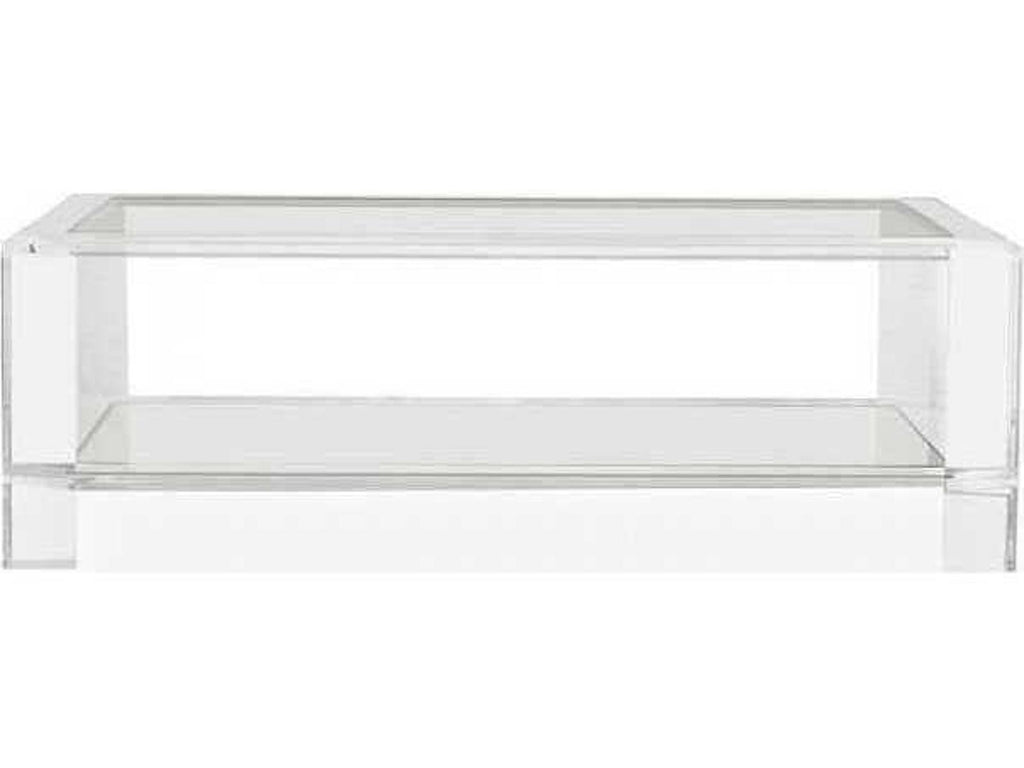 Surrey Rectangular Coffee Table Acrylic and Glass