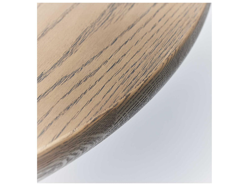 Laurel 60-Inch Round Wood Mocha Dining Table