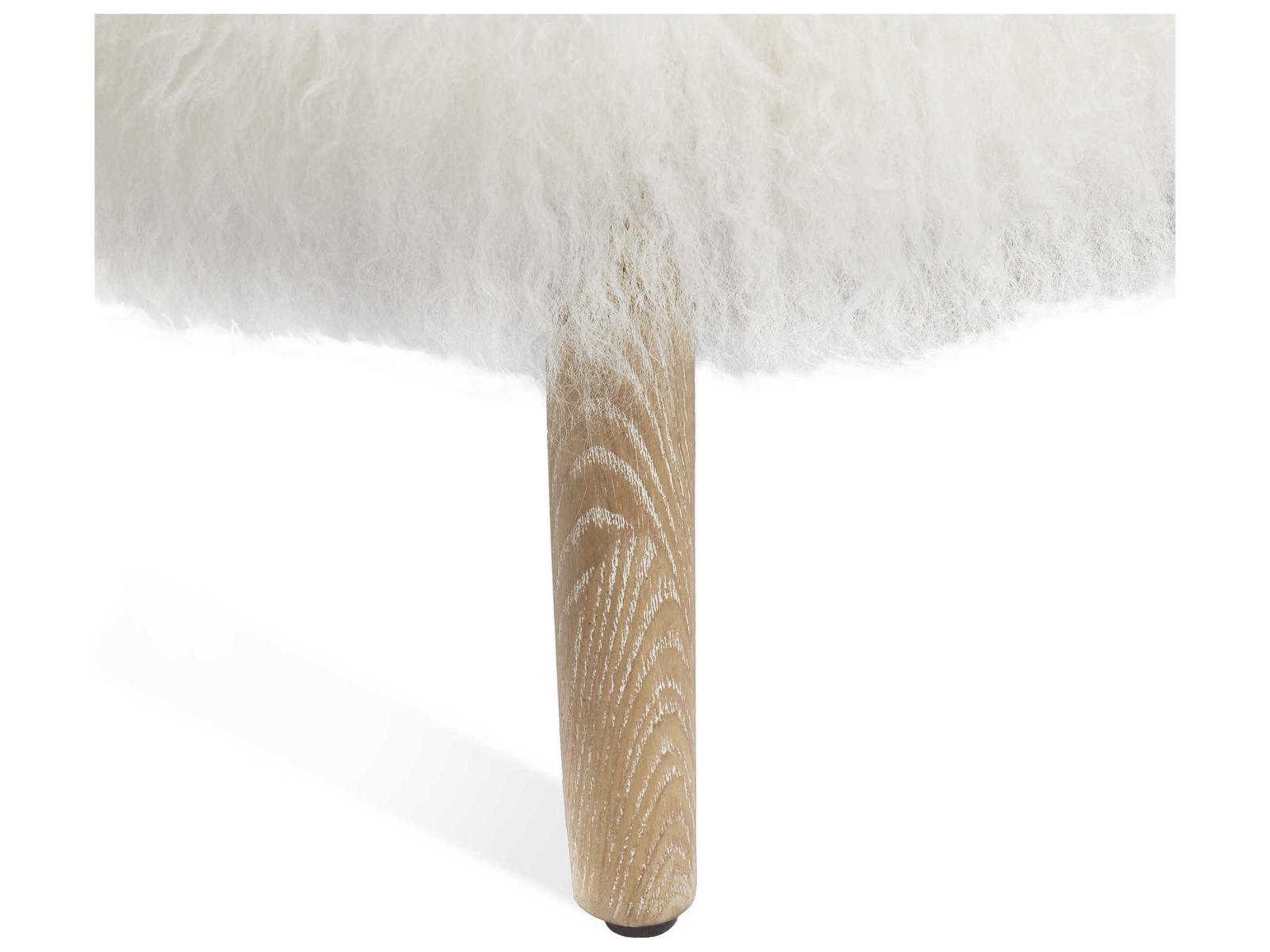 Ilaria Fur Brown Accent Chair