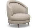 Capri Swivel Beige Accent Chair