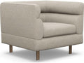 Ornette Upholstered Accent Chair with Metal Legs