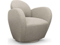 Miami Swivel Accent Chair in Wheat Loma Weave