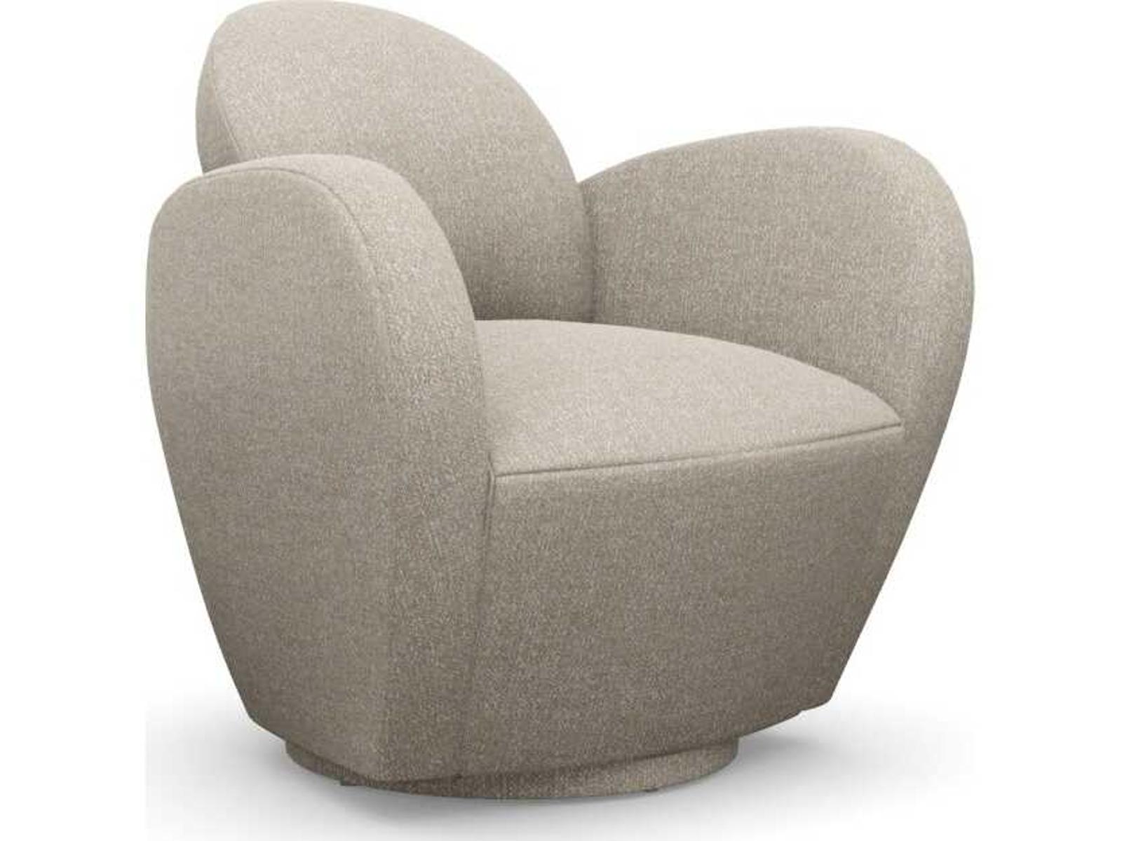 Miami Swivel Accent Chair in Wheat Loma Weave