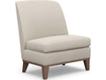 Belinda Accent Chair in Beige Faux Linen