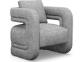 Scillia Accent Chair in Feather Heathered Chenille