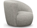Carlisle Swivel Accent Chair in Gray Loma Weave Fabric