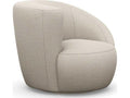 Carlisle Swivel Accent Chair in Beige Canyon Weave