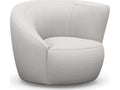 Carlisle Swivel Accent Chair in Beige