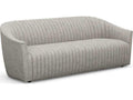 Channel 3-Seat Loma Weave Sofa in Rock Gray