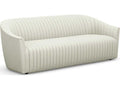 Channel Upholstered Sofa in Bluff Canyon Weave Fabric