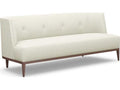 Ayler Down Upholstered Sofa with Walnut Wood Base