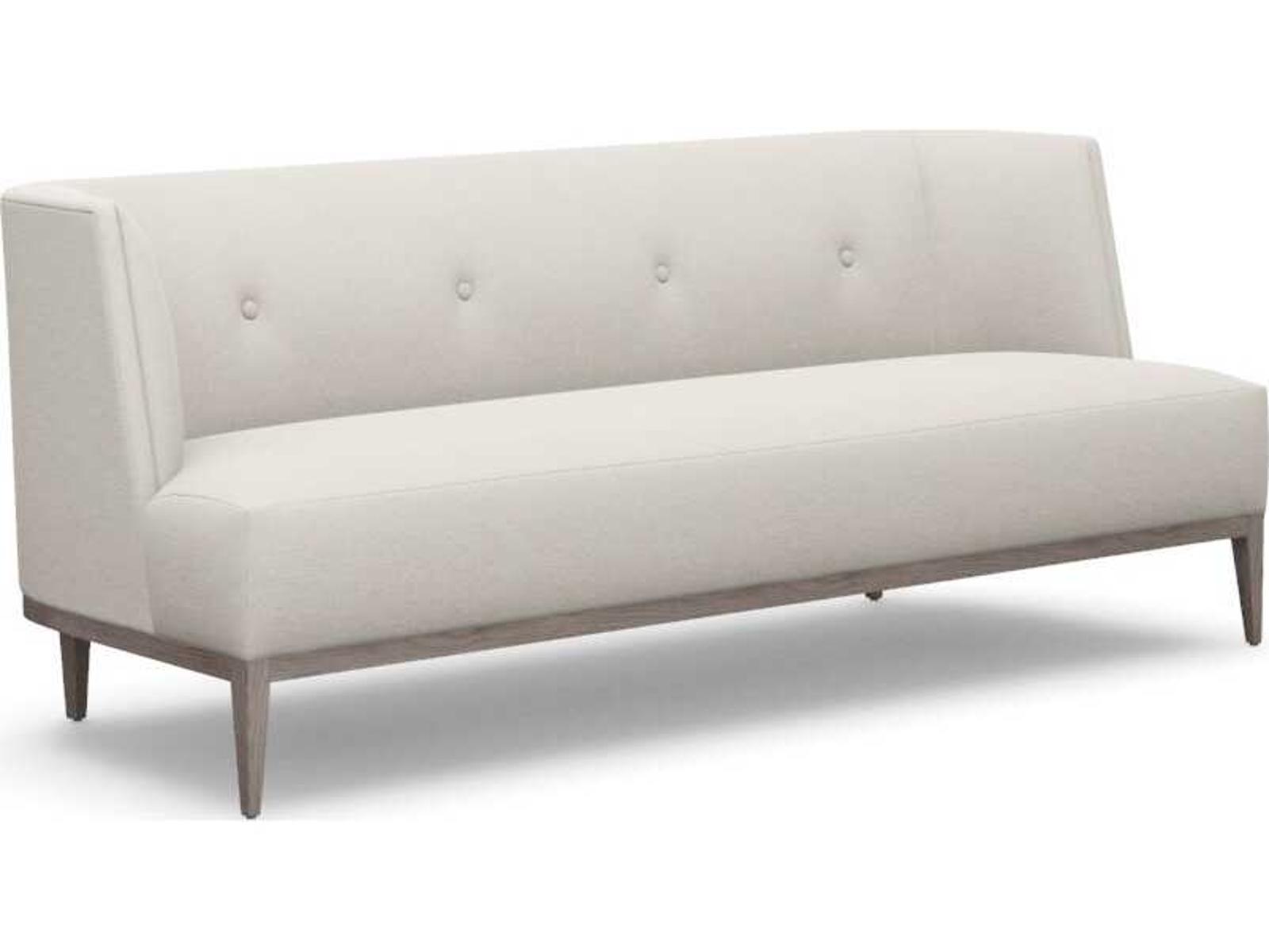 Ayler 3-Seat Boucle Upholstered Sofa in Icy Grey Cream