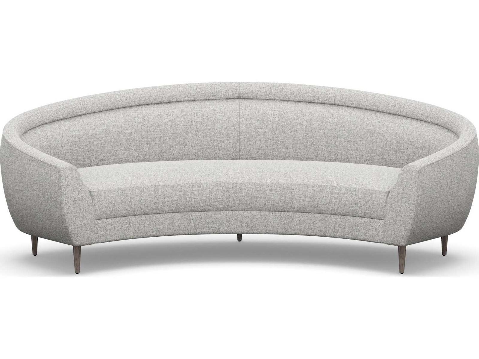 Capri 3-Seat Upholstered Sofa in Storm Light Grey