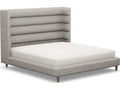 Ornette Gray Upholstered King Platform Bed