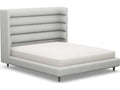 Ornette Upholstered California King Platform Bed in Gray