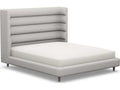 Ornette Gray Hardwood Upholstered California King Platform Bed