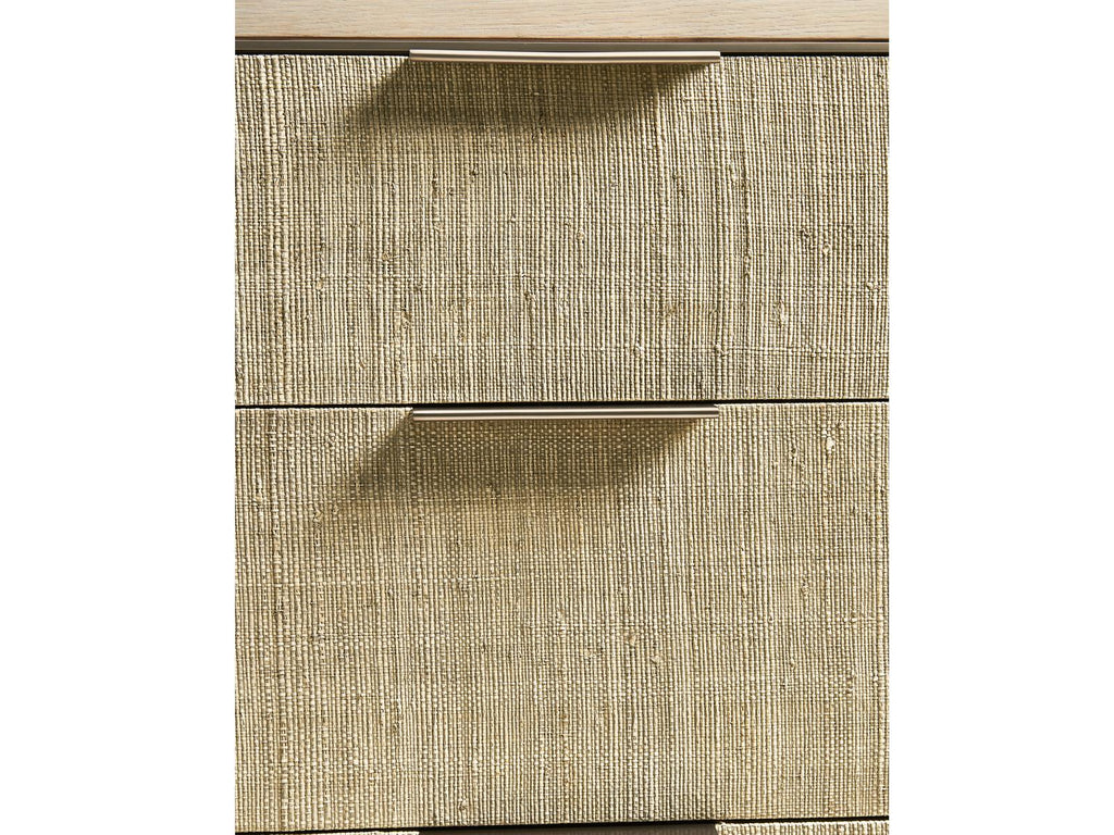 Water Seiche Woven Double Dresser in Bleached Oak