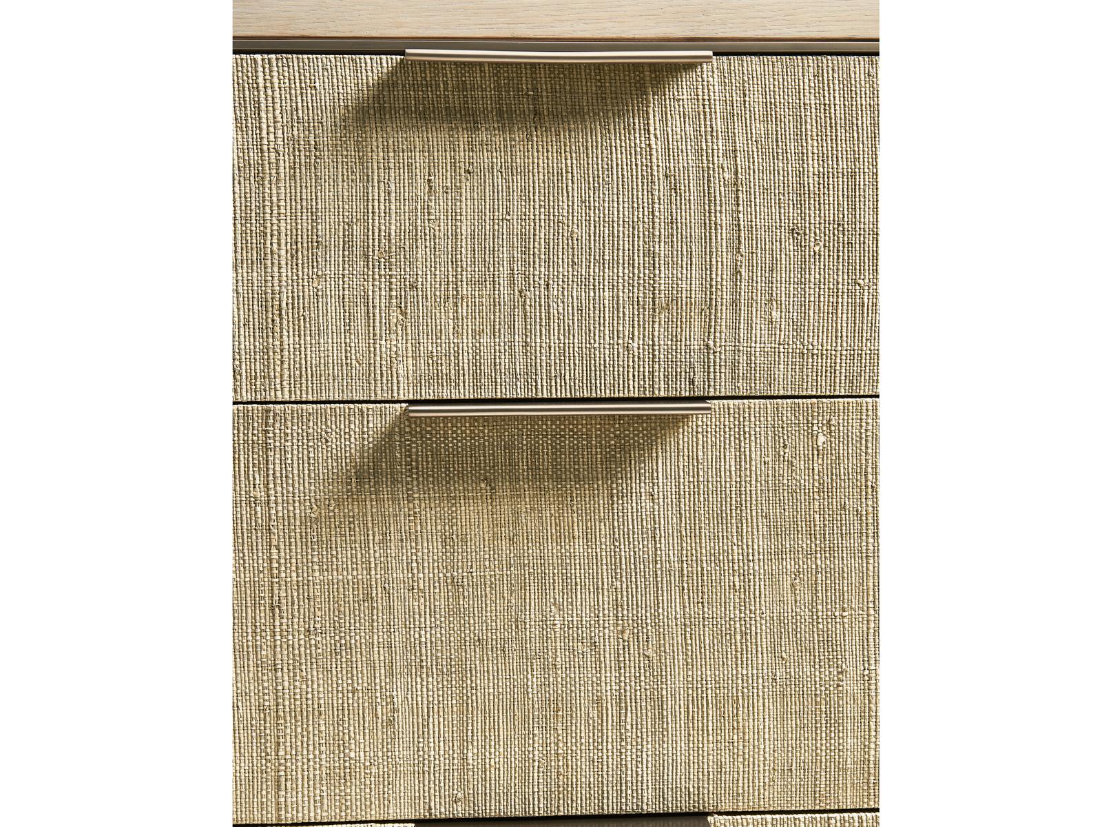 Water Seiche Woven Double Dresser in Bleached Oak