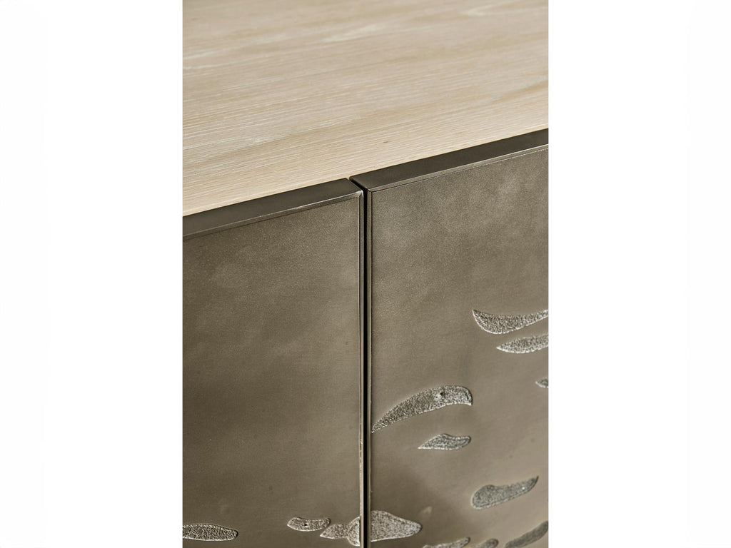 Water 3-Drawers Light Wood Oak Dresser