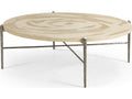 Tidepool Round Coffee Table in Natural Dyed Koto Wood