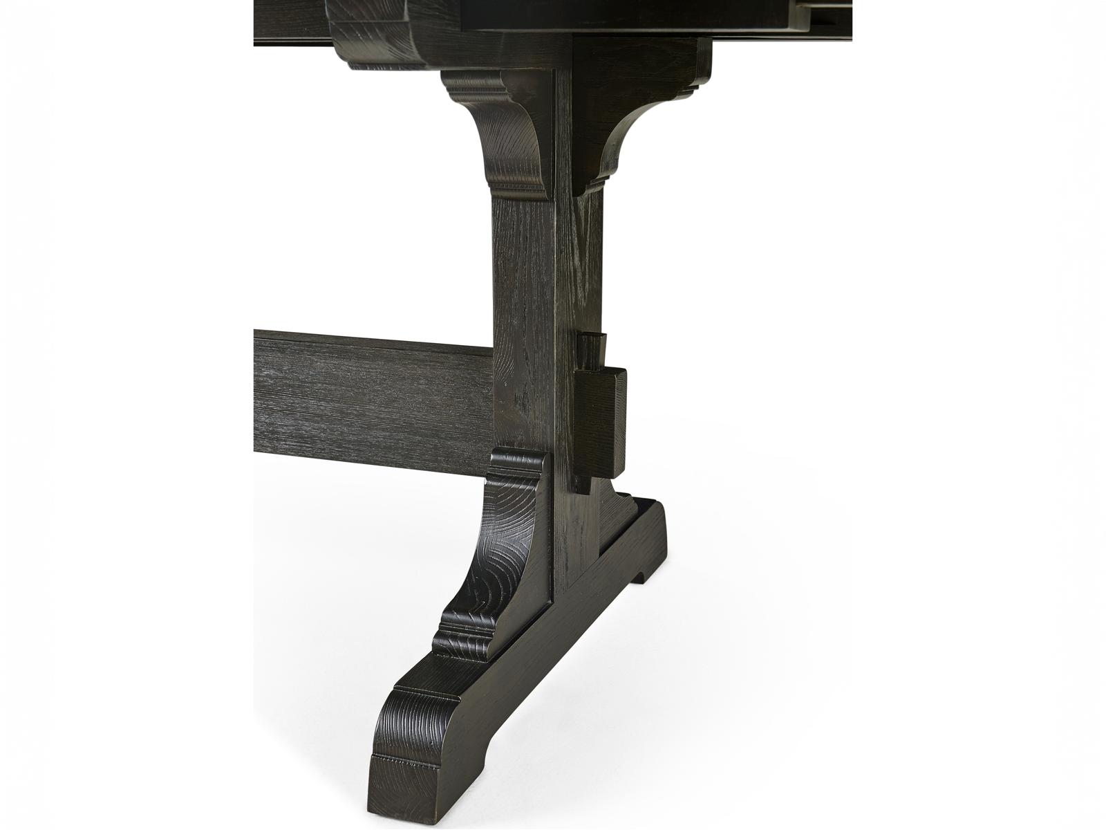 Timeless Epoch Rectangular Ebonized Oak Dining Table