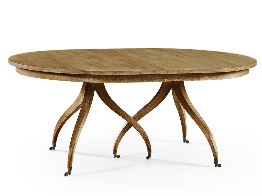 Timeless Solar Spider Leg Extendable Dining Table Sun Bleached Cherry
