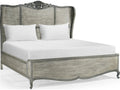 Arlingham King Shelter Bed in Chipped Blue Oak