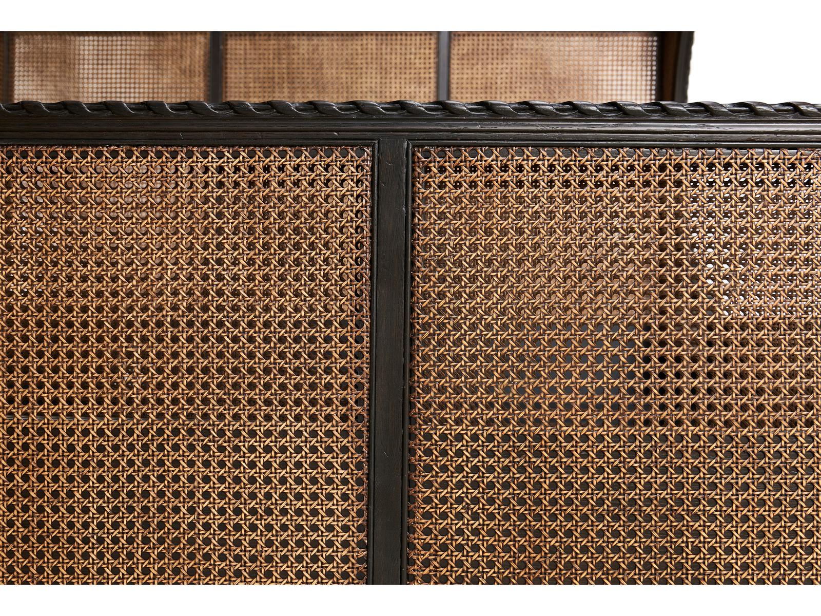 JC Traditional Tangiers King Shelter Bed in Ebonized Oak