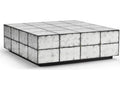 Jc Modern Square Mirror Eglomise Glass Coffee Table