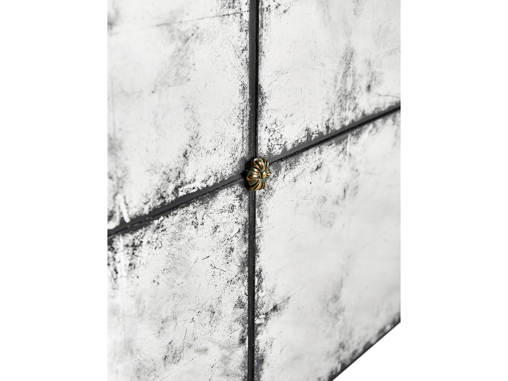 Jc Modern Square Mirror Eglomise Glass Coffee Table