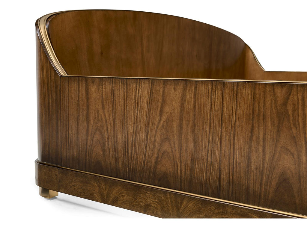 Viceroy Santos Brown Mahogany Wood King Panel Bed