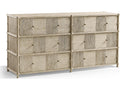 William Yeoward 6-Drawer Bywater Double Dresser in Washed Acacia