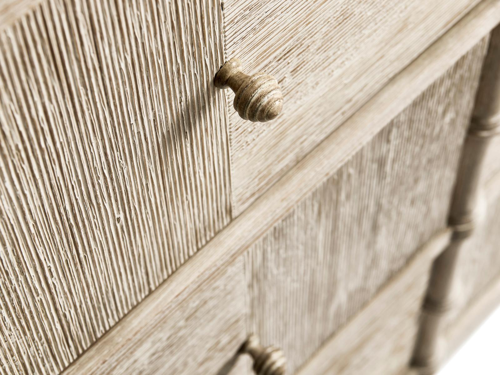 William Yeoward 6-Drawer Bywater Double Dresser in Washed Acacia
