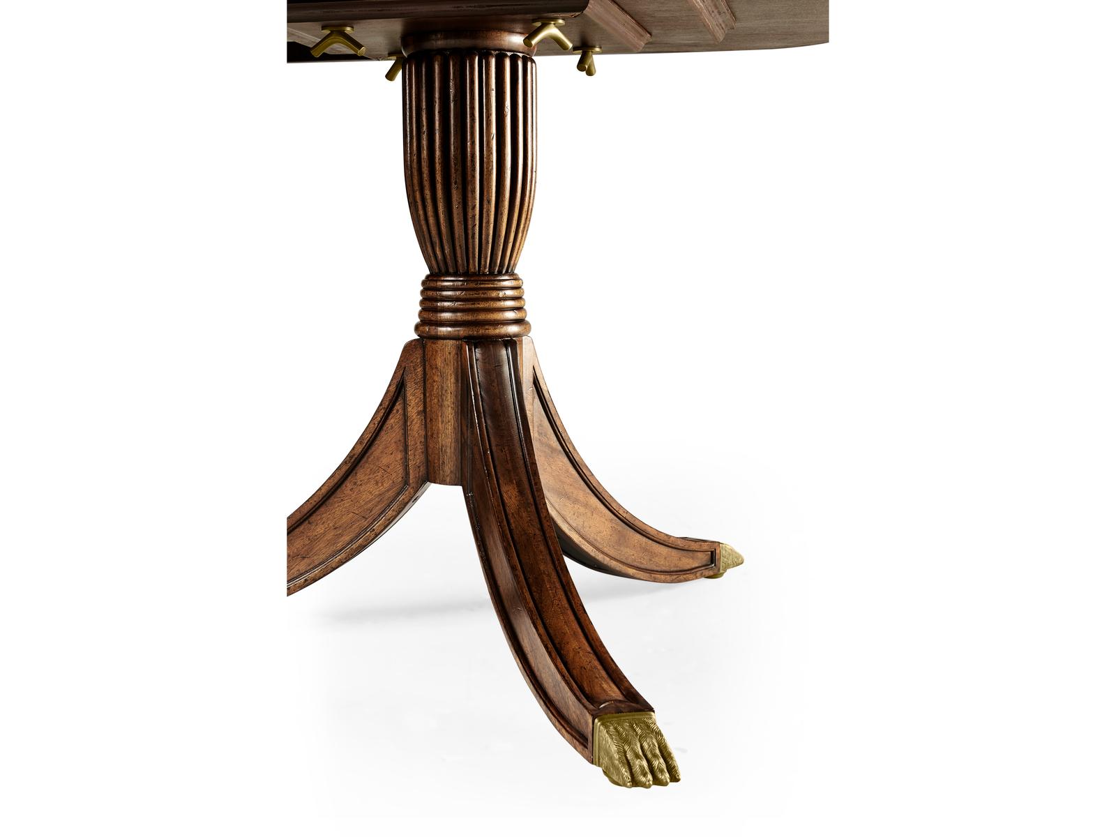 Buckingham Regency Extending Dining Table in Medium Antique Mahogany
