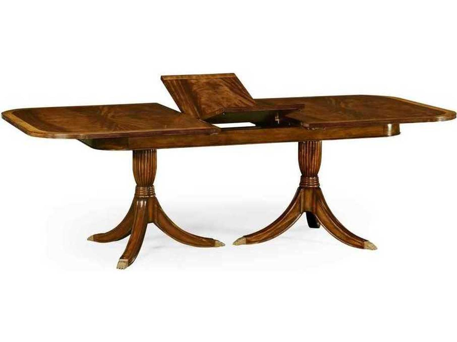 Buckingham Regency Extending Dining Table in Medium Antique Mahogany